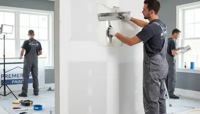 Professional drywall repair and wall restoration in Grand Rapids, MI home interior