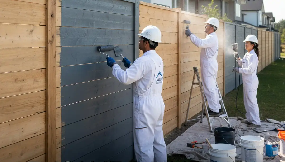 Professional fence painting in Grand Rapids, MI protecting wood fences from Michigan weather