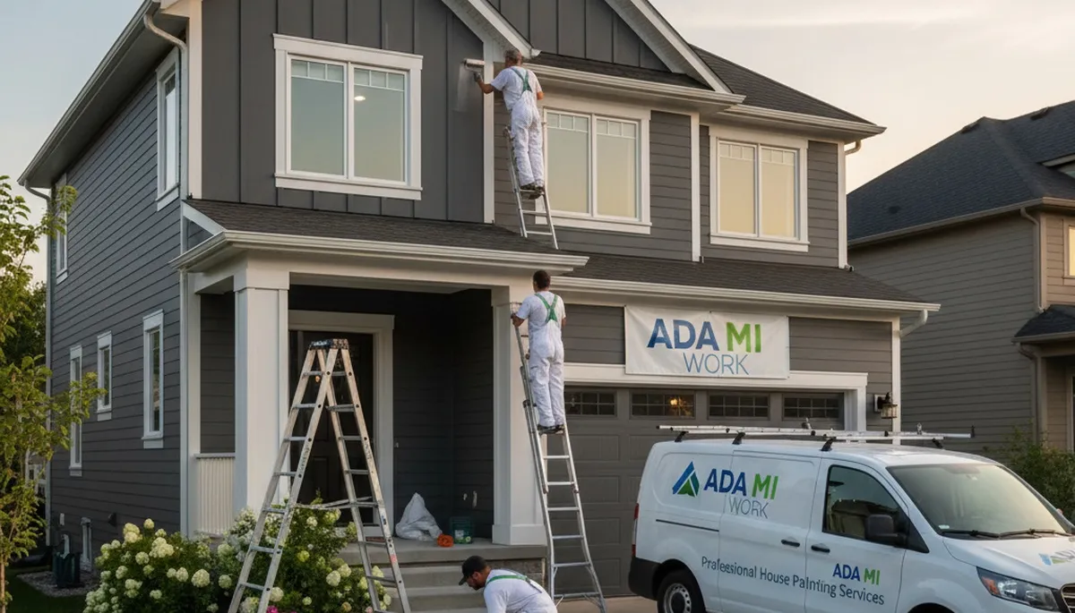 Professional exterior house painting service in Grand Rapids MI by local painting experts