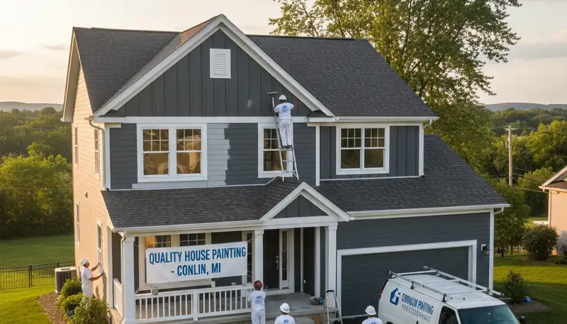 Professional house painting service in Grand Rapids, MI by paintinggrandrapidsmi.com