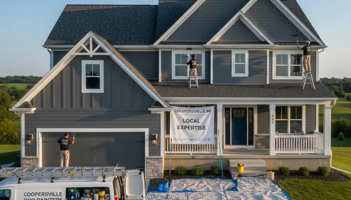 House painting service in Grand Rapids, MI for residential exterior and interior home painting work
