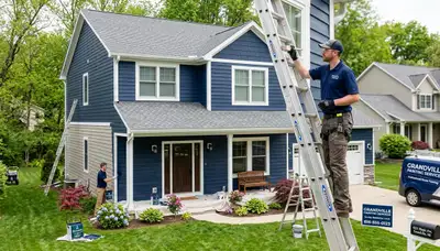 Professional house painting service in Grand Rapids MI by paintinggrandrapidsmi.com