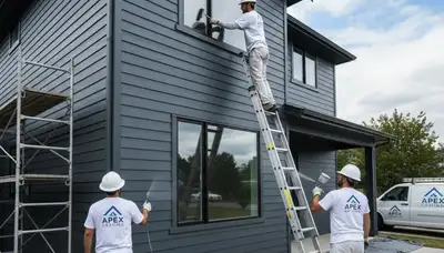Professional siding painters in Grand Rapids MI refreshing home exterior for lasting curb appeal